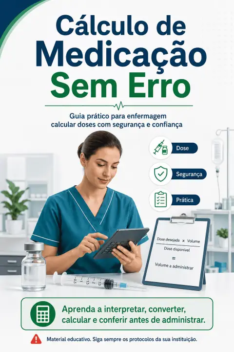 Capa de Cálculo de Medicação Sem Erro